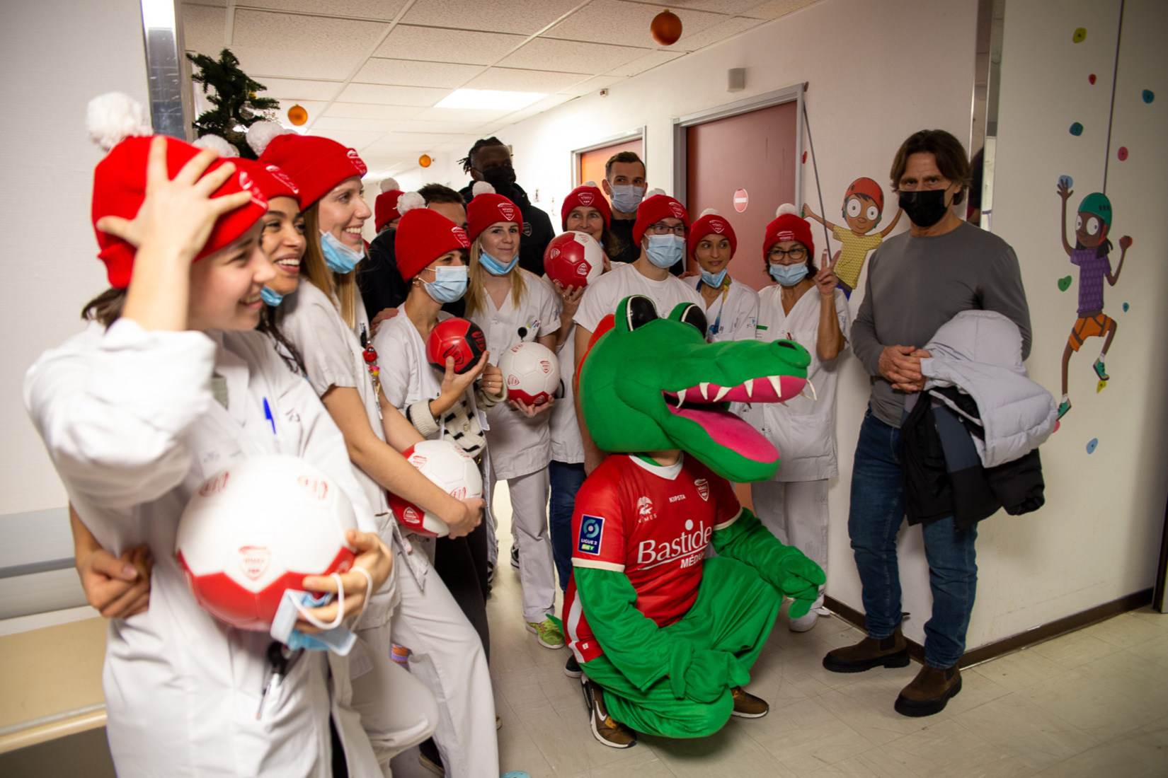 Des moments inoubliables pour le personnel médical. Crédit photo : CHU de Nîmes