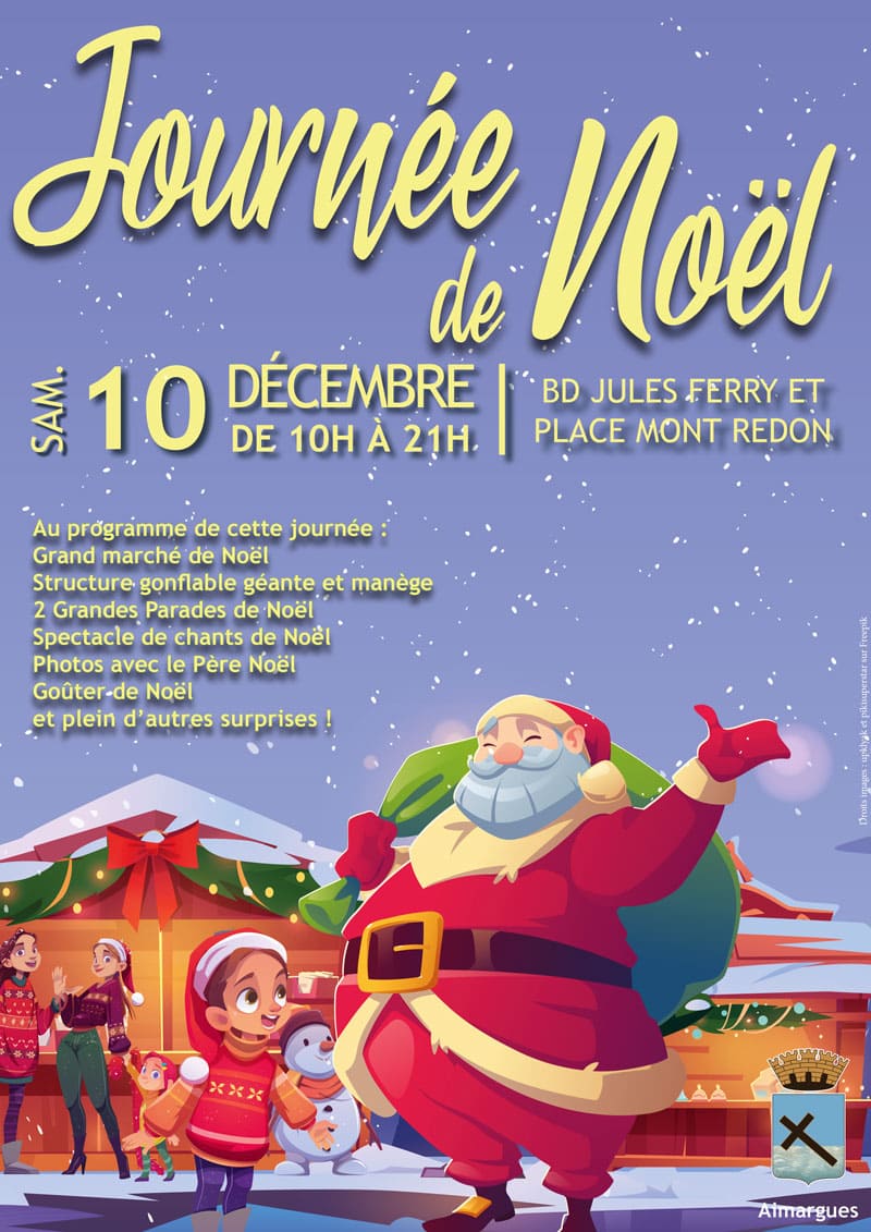 affiche_journée_noël_aimargues_le_reveil_du_midi