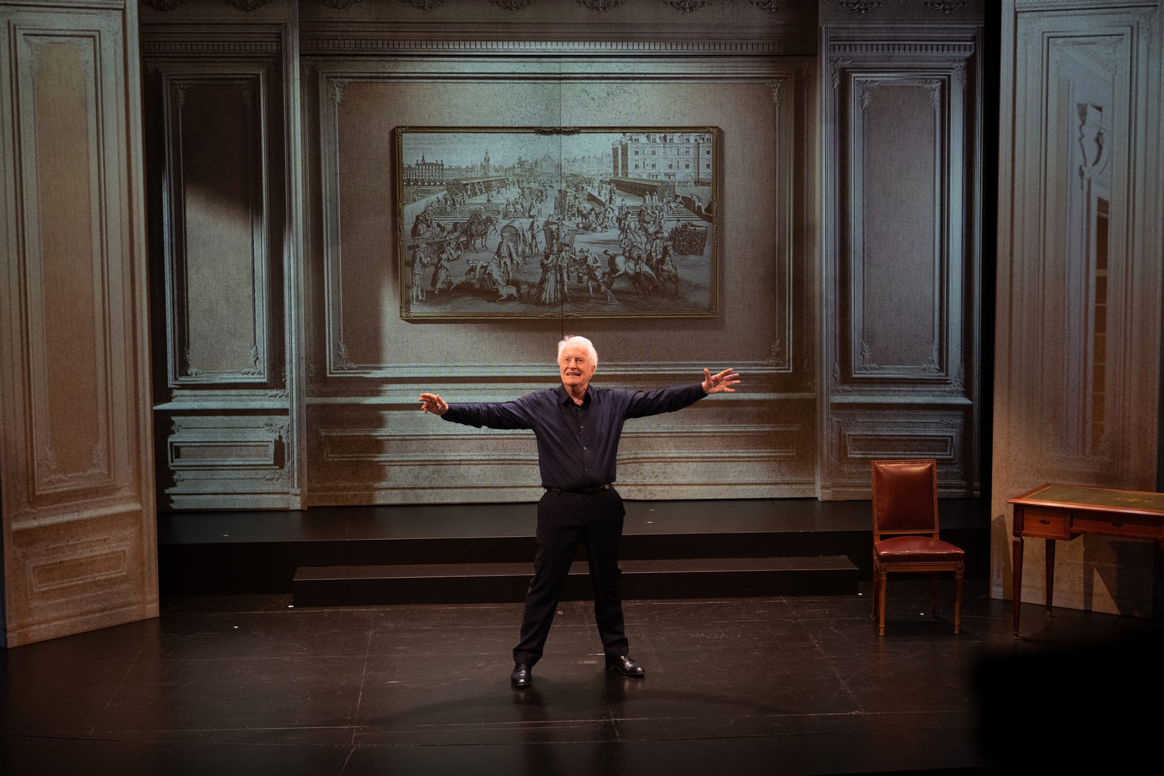 Sens dessus dessous André Dussollier Théâtre de Nîmes spectacle sorties