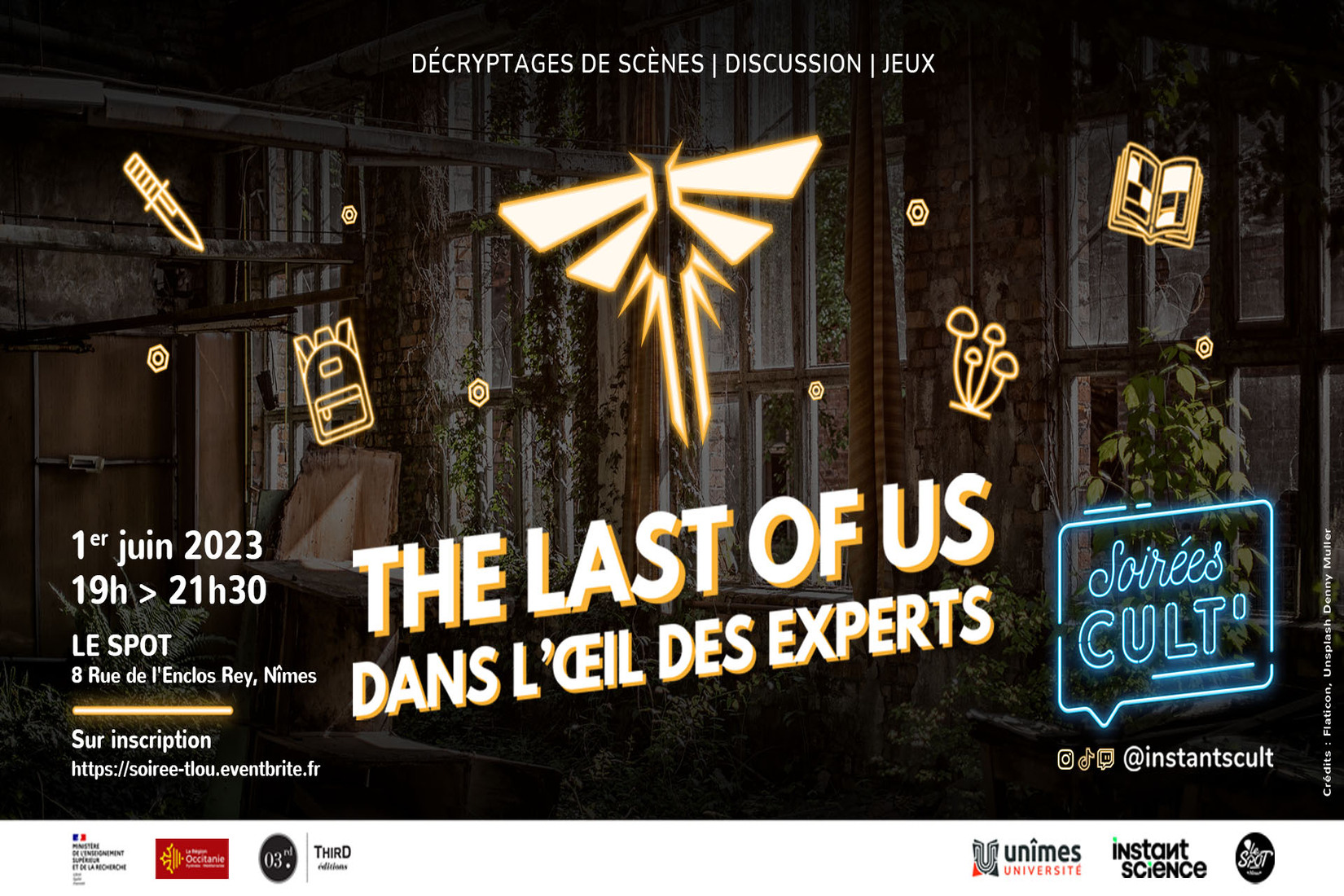 Spot Nîmes soirée cult' the last of us