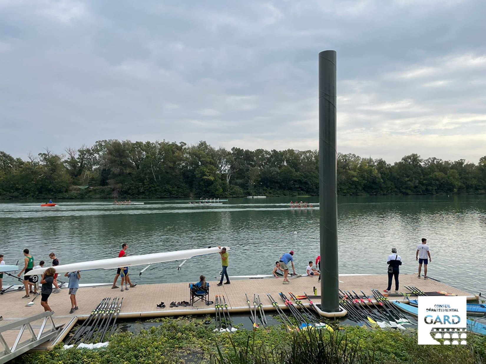 Beaucaire inaugure sa base nautique qui servira pour les JO Gard Inauguration Rénovation Sport