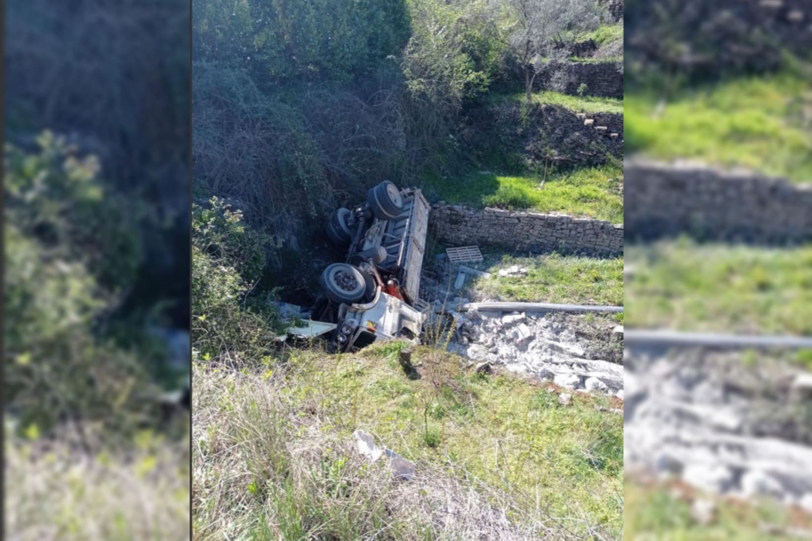 Camion accident poids lourd fossé sécuritéroutière gard lereveildumidi