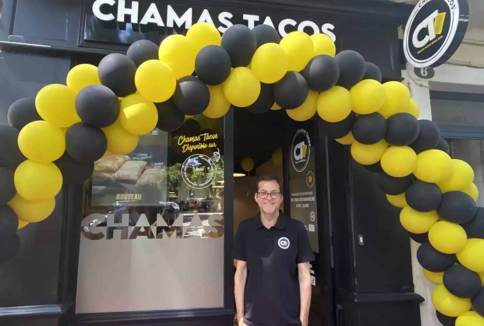 chamas tacos commerce nourriture wraps salade franchise chaîne restaurant