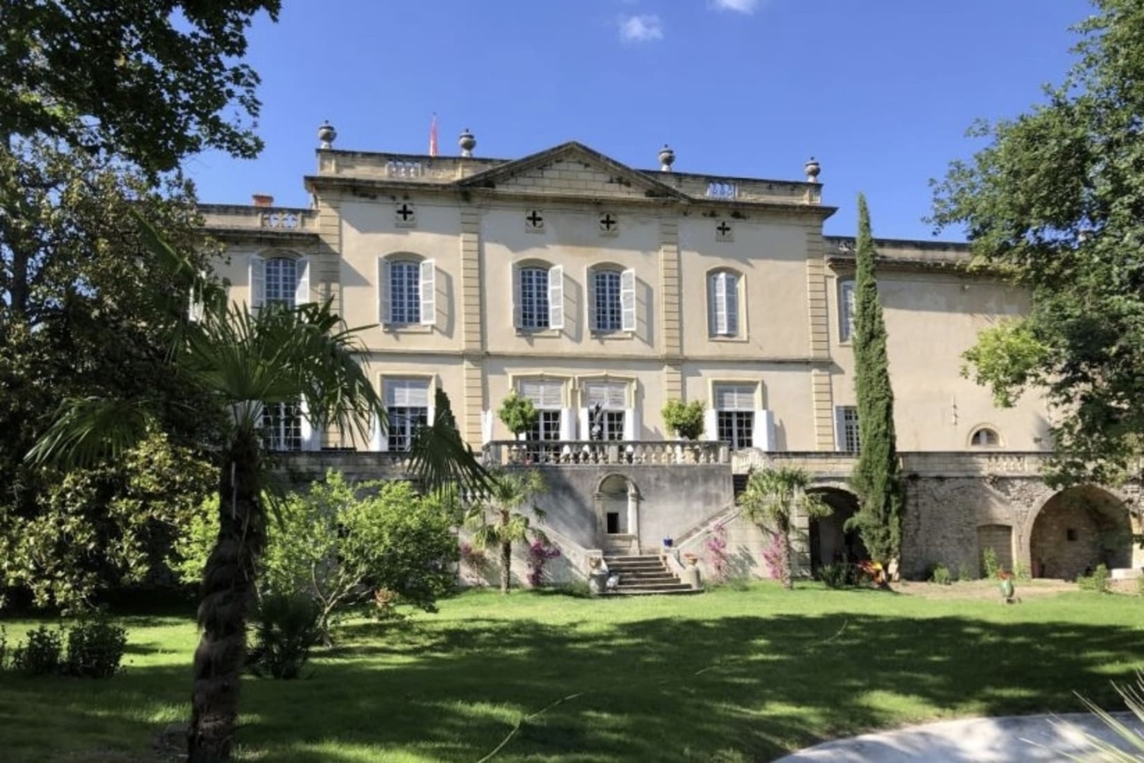 Château collias étoilé hôtel propriétaire 