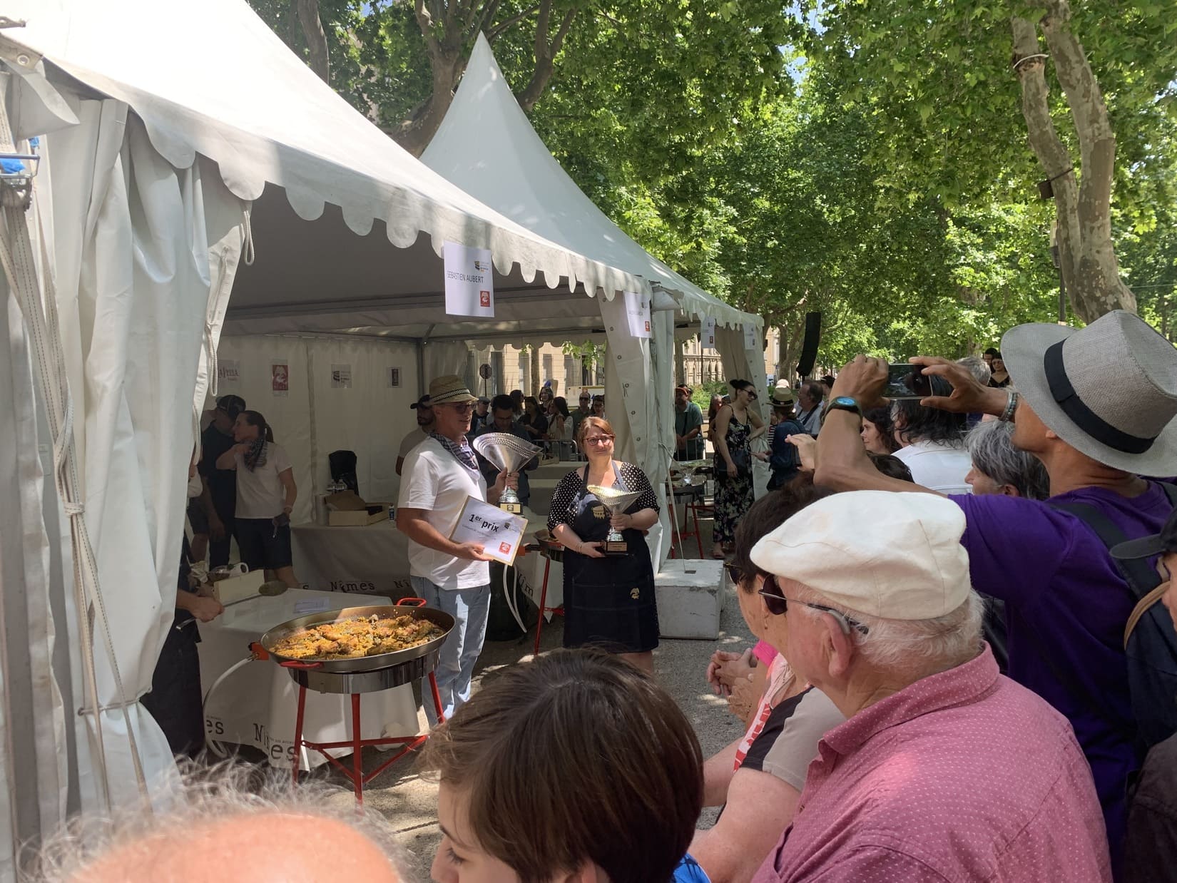 concours paëlla valenciane nîmes ville esplanade prix préparation cuisson traiteur gastronomie leréveildumidi