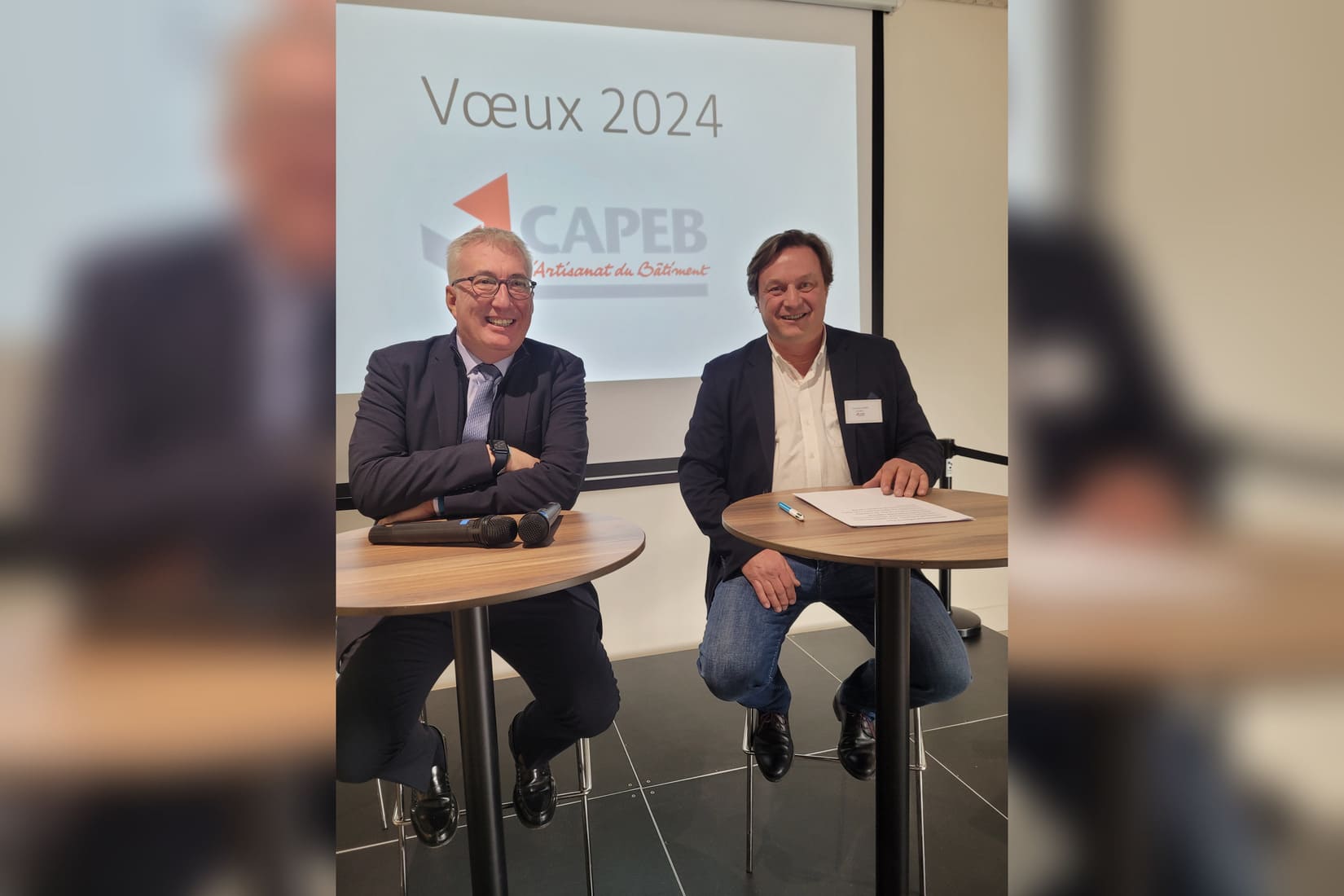 Voeux année 2024 entreprise Alès agglomération BTP salon réussite