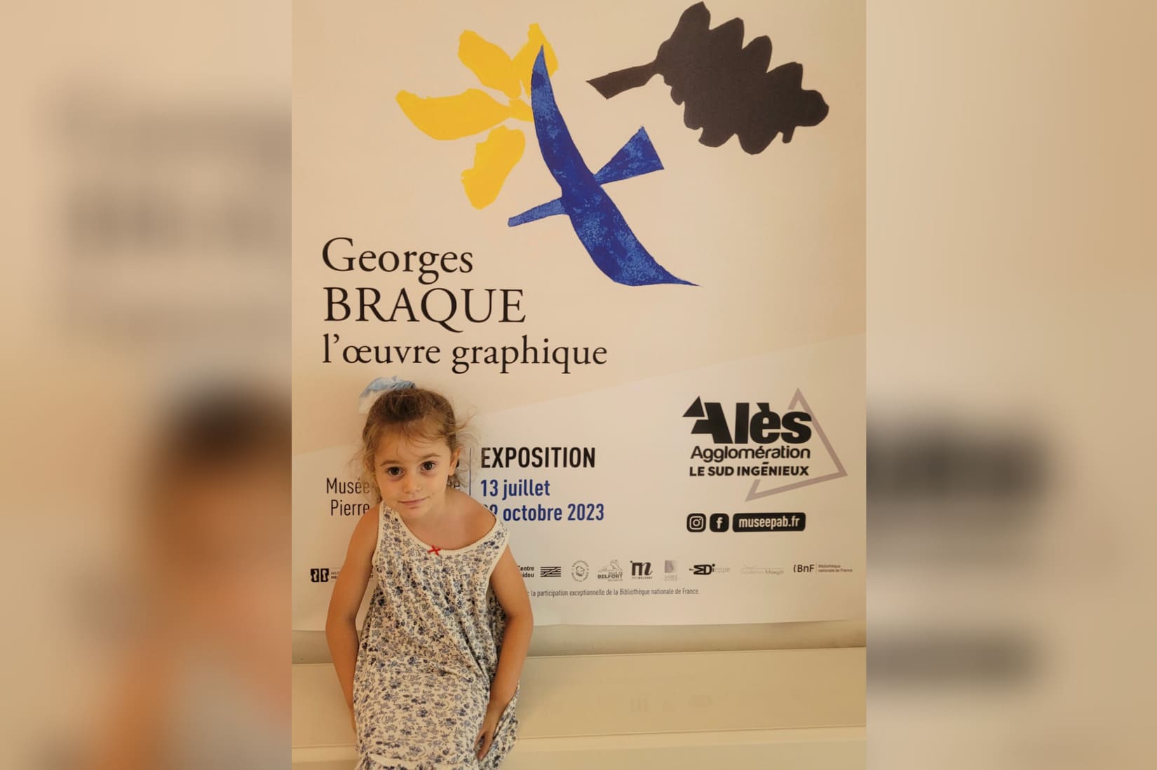 Exposition art enfant inauguration dessin peinture oeuvre georges braque musée culture