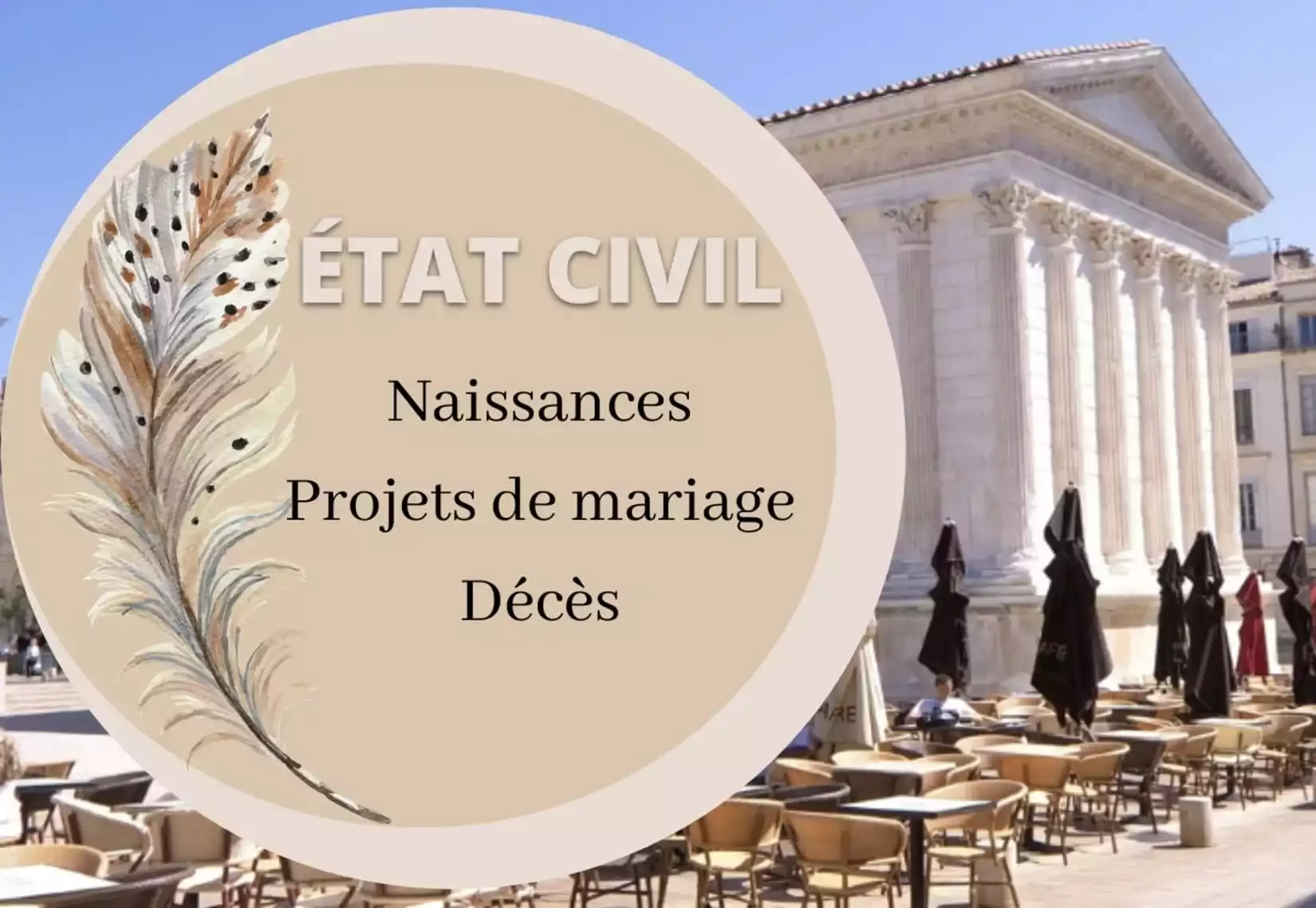 état civil de Nîmes 16 18 juin 2023 naissances décès