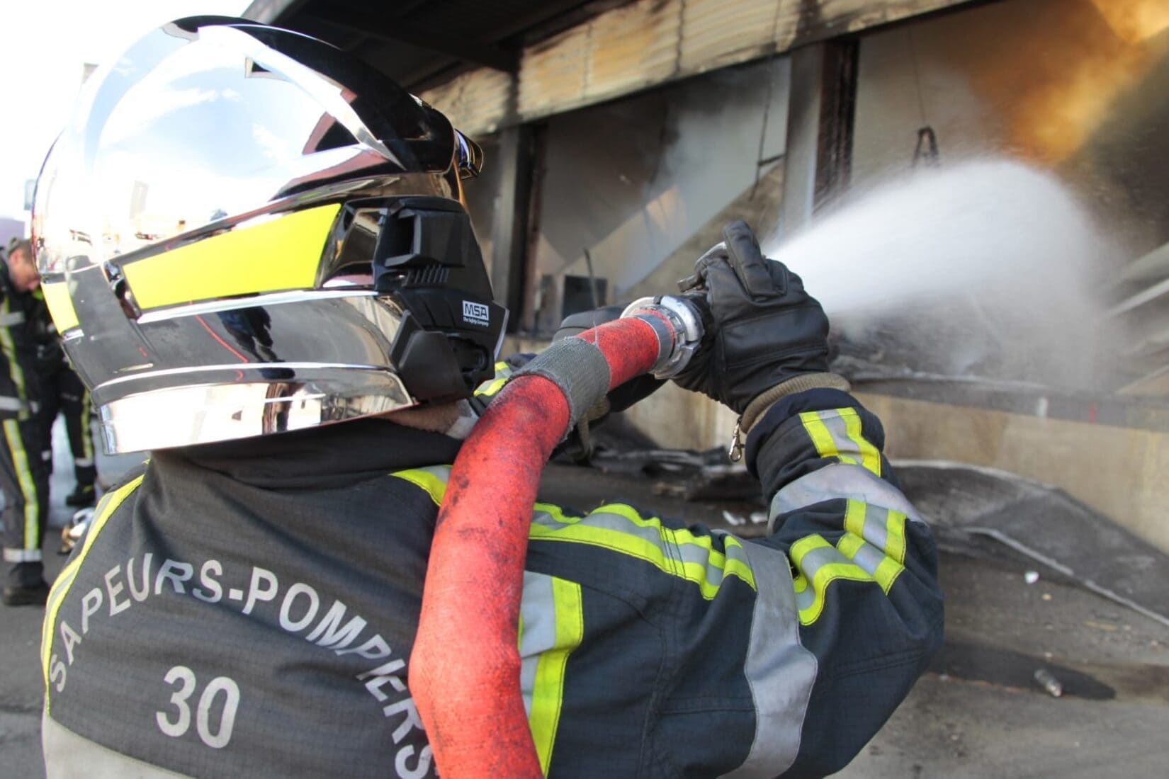 une famille brulé Alès Pompiers Drame Accident Feu