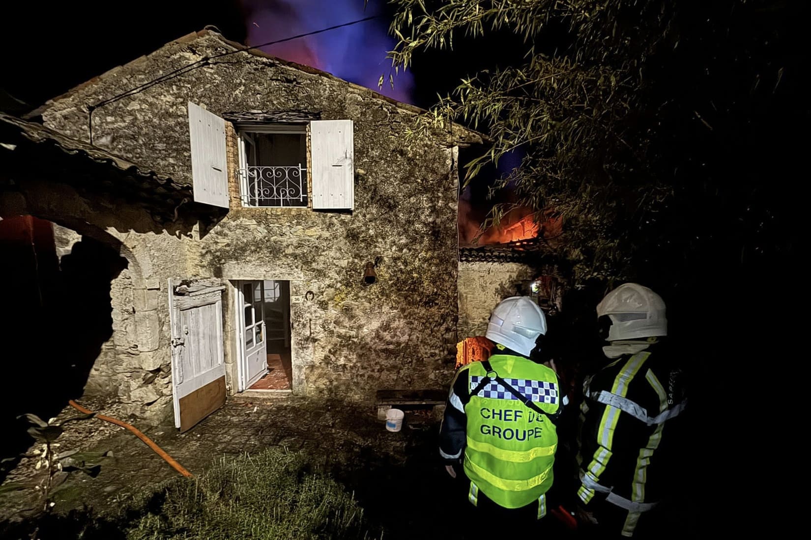 Fait divers incendie Lussan décédé domicile