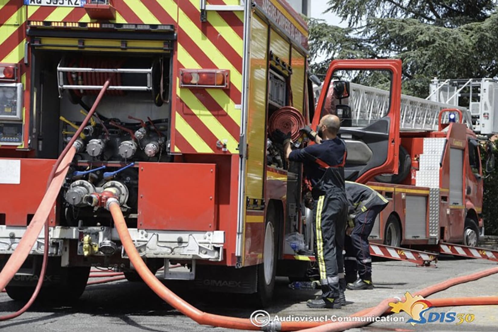 Fait divers feu incendie cheminée fumées intoxication