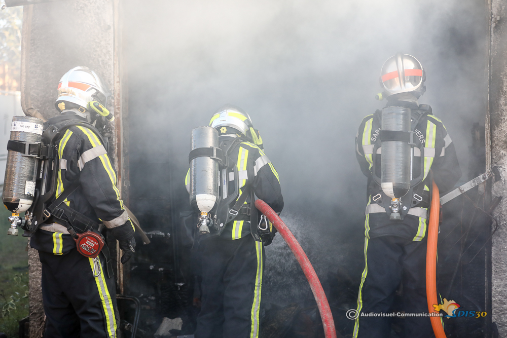 incendie Montignargues Gard scierie