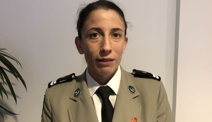 Anaëlle est depuis un an référente mixité au 503e régiment du Train à Garons. Crédit photo : GG