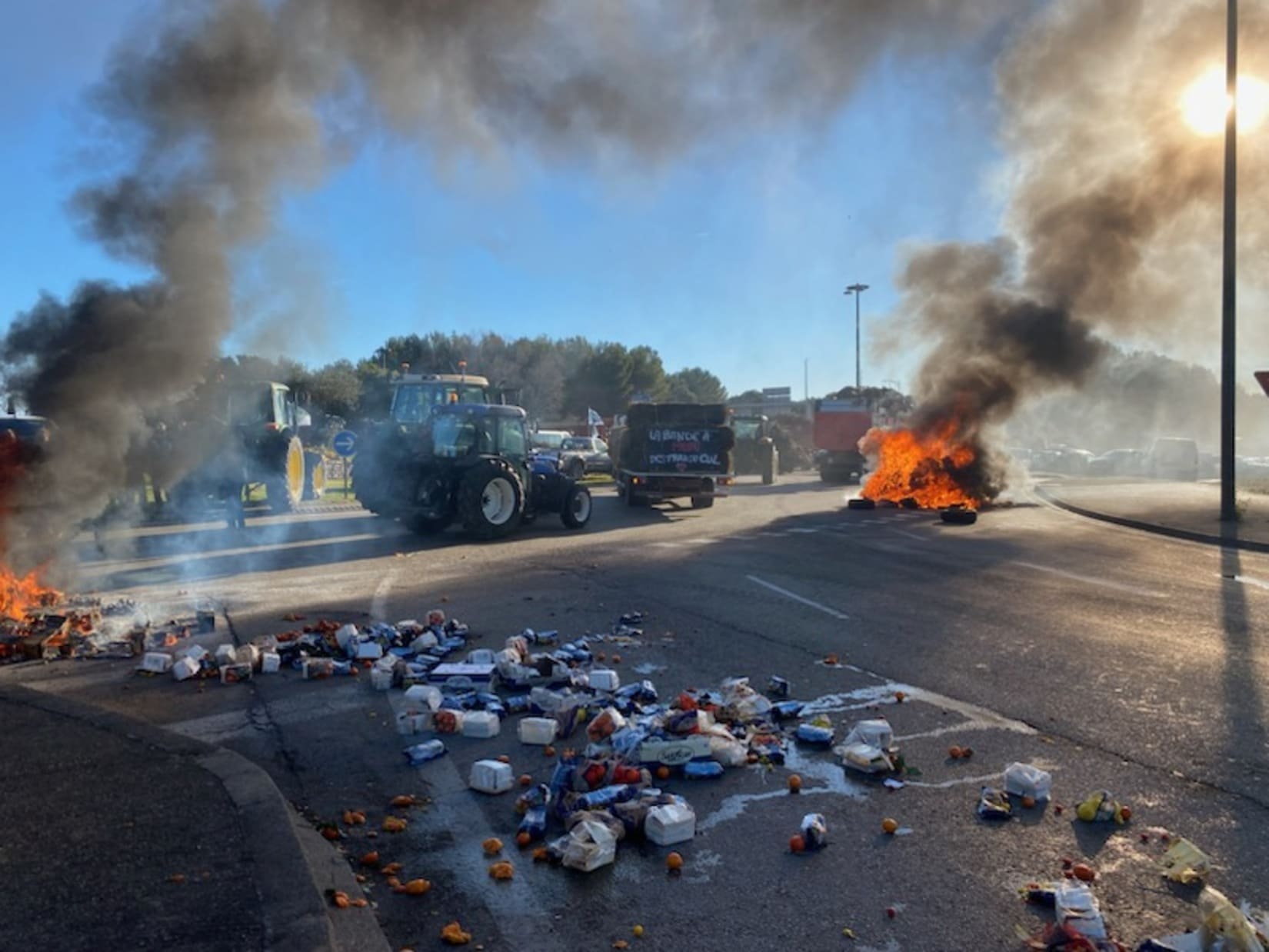 Nimes Gard Manifestations Agriculteurs Agriculture Mouvement Social