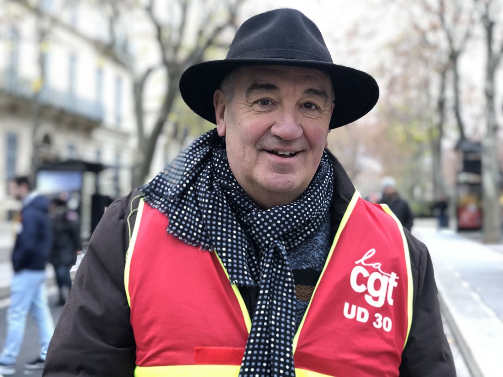 Bruno Rivier est le secrétaire générale, donc porte-parole de la CGT dans le Gard. Crédit photo : GG