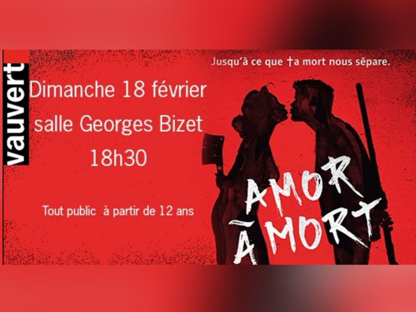 Amor à mort plus belle la vie acteur spectacle Vauvert