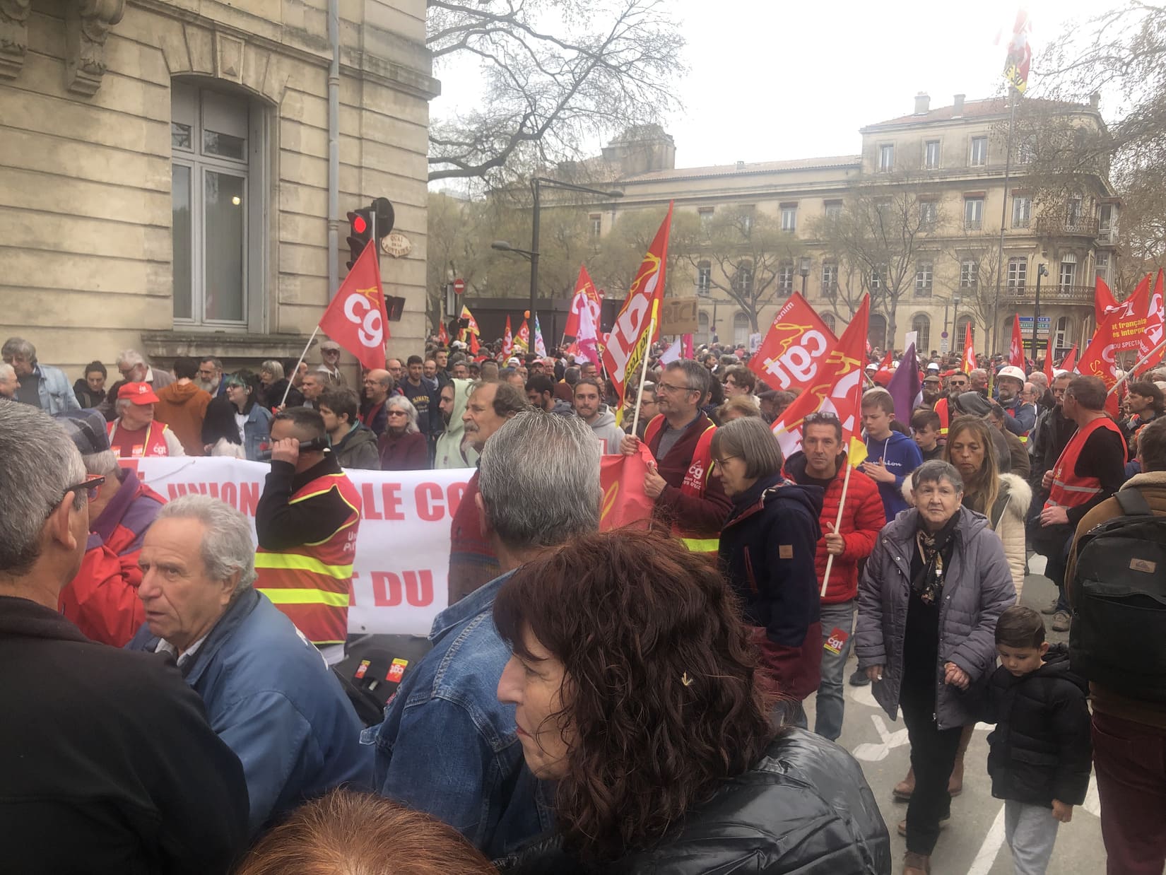 reforme retraite manifestation nimes le reveil du midi