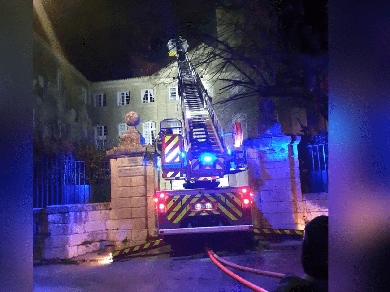 Gard Feu Pompiers Drame Chateau