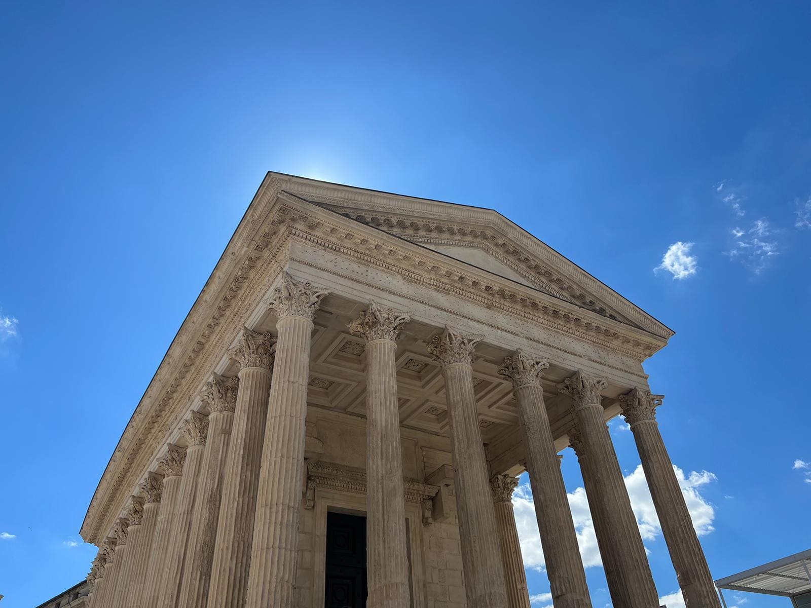 Maison Carrée de Nîmes inscrite au patrimoine mondial de l'Unesco