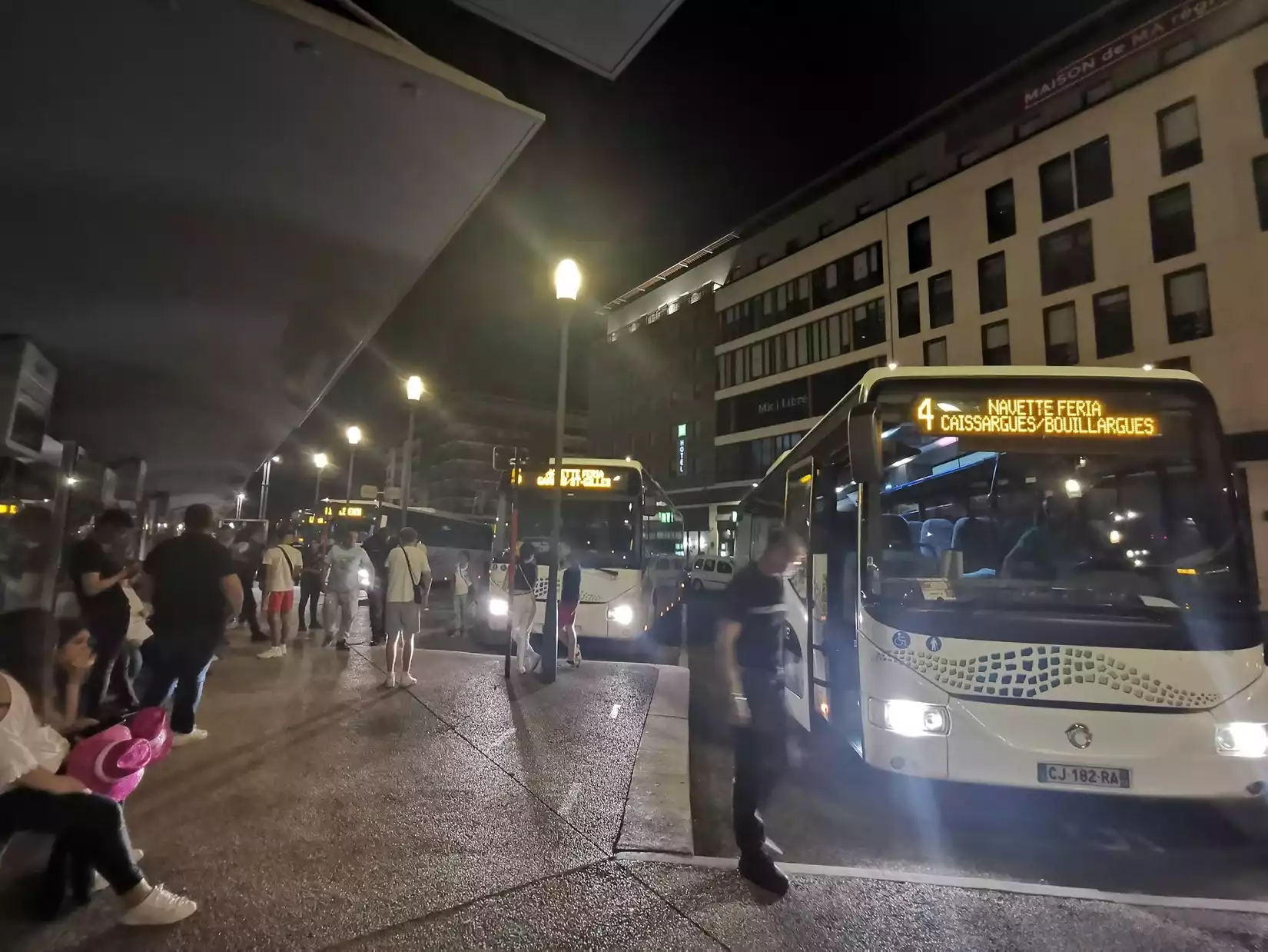 Navettes Feria Pentecote Gare Routiere Nîmes transport bus