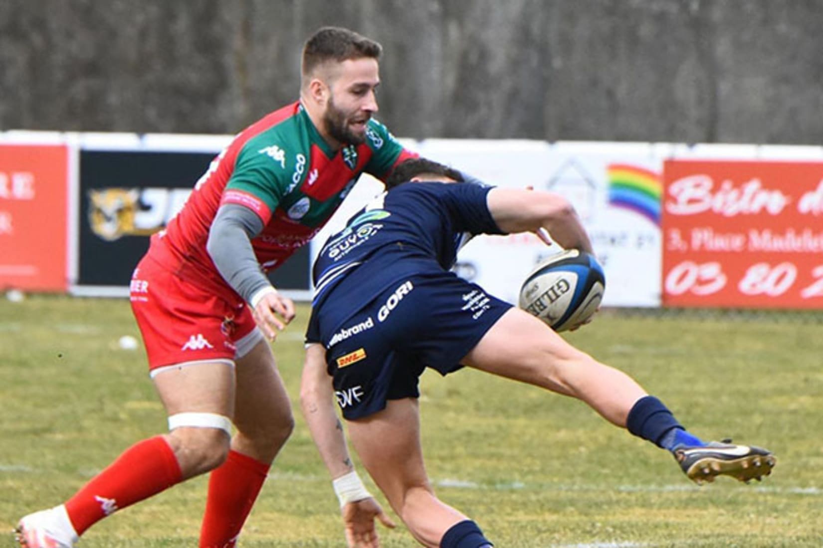 Rugby Club Nîmois match contre Lille Nordistes l'OMR samedi 4 mars 2023 le réveil du midi gard 