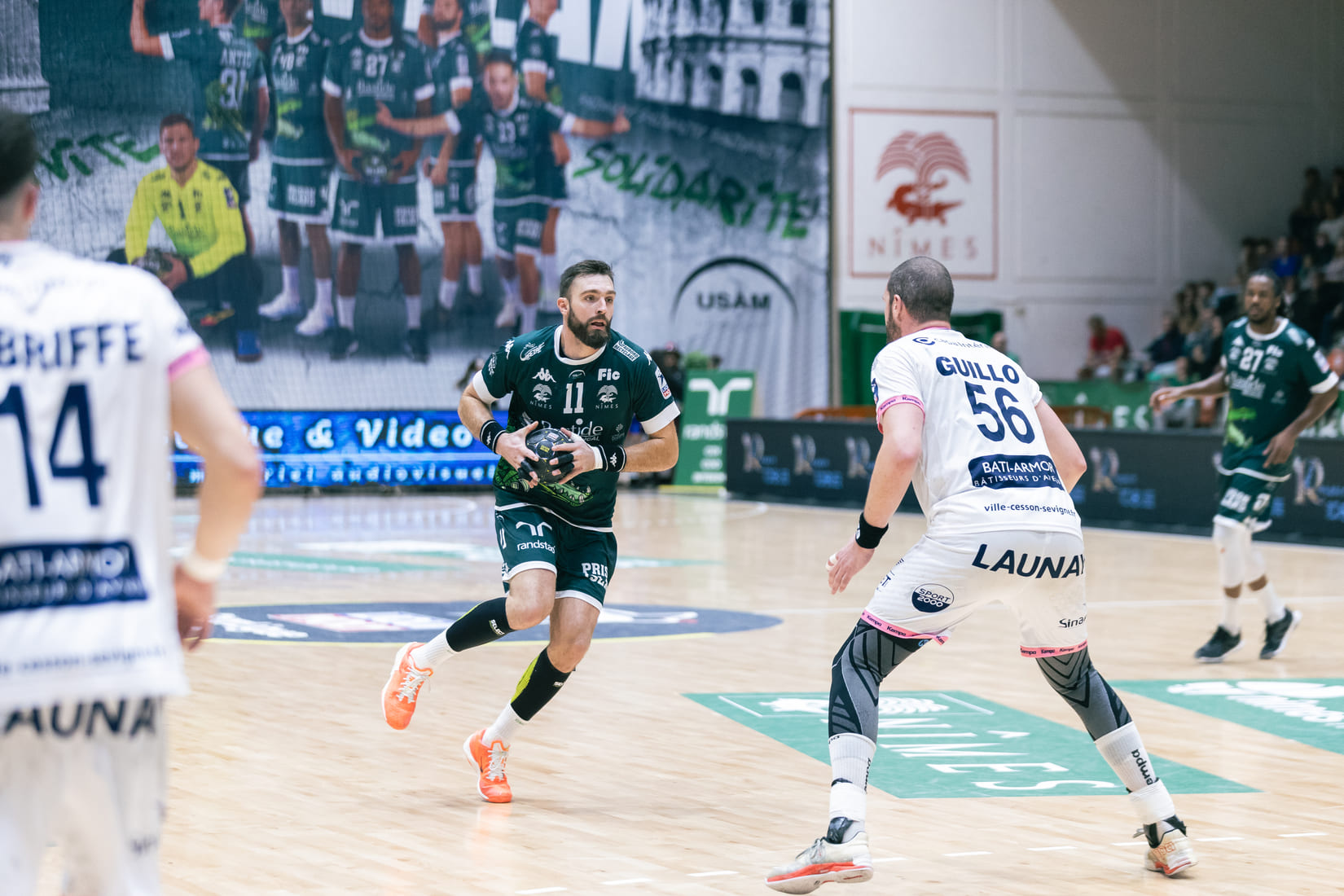 USAM Handball Nîmes Bretagne Cesson Rennes Gard Défaite