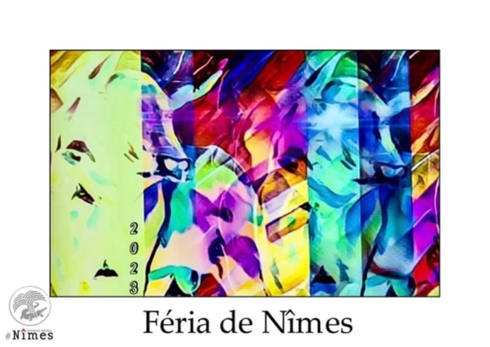 affiche feria 2023 chris nuez nîmes