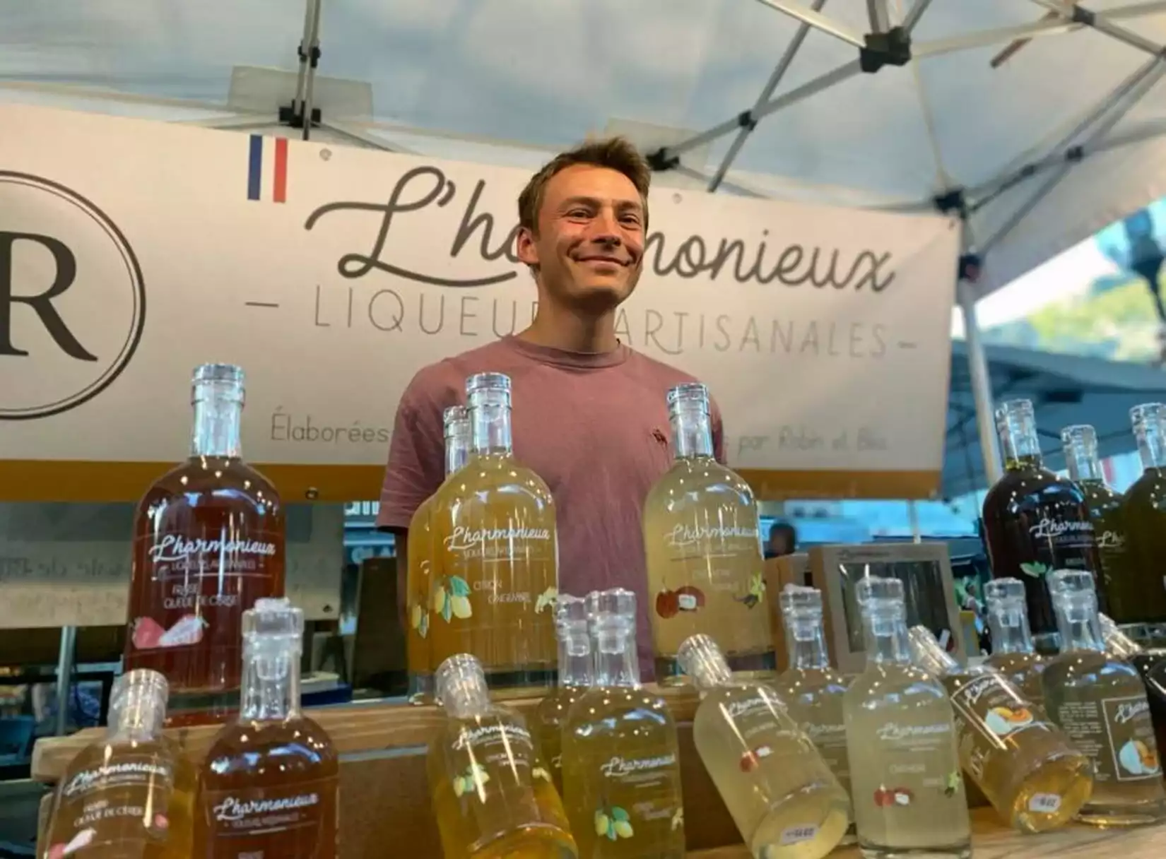 anduze marché nocturne L'Harmonieux liqueurs artisanales bio digestion