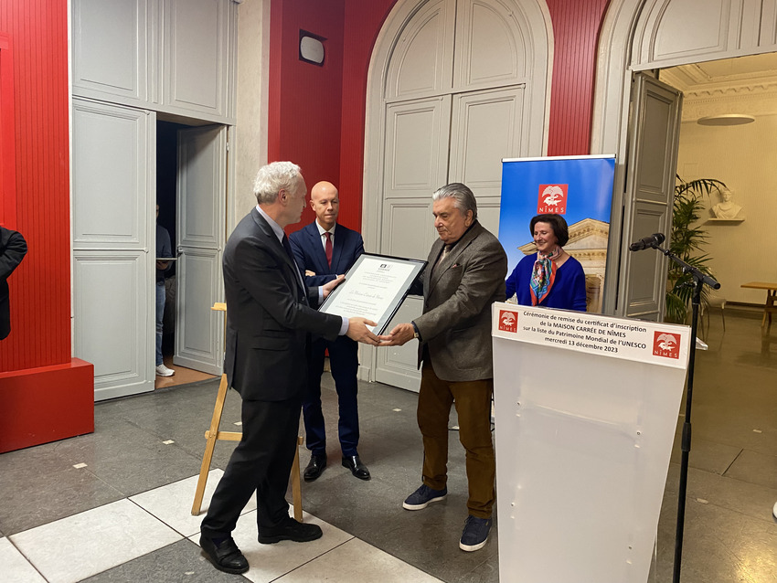 bourgade maire nimes unesco maison carree fournier lereveildumidi ambassadeur3