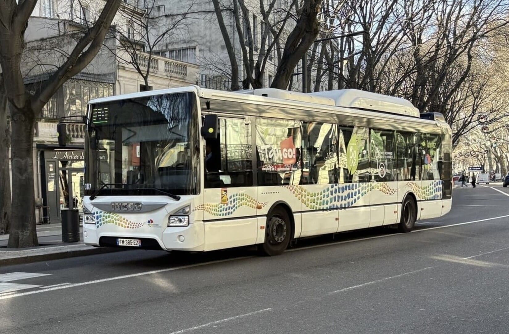 Bus tango Mouvement social Réseau Transport Agriculteurs manifestation Nîmes Gard