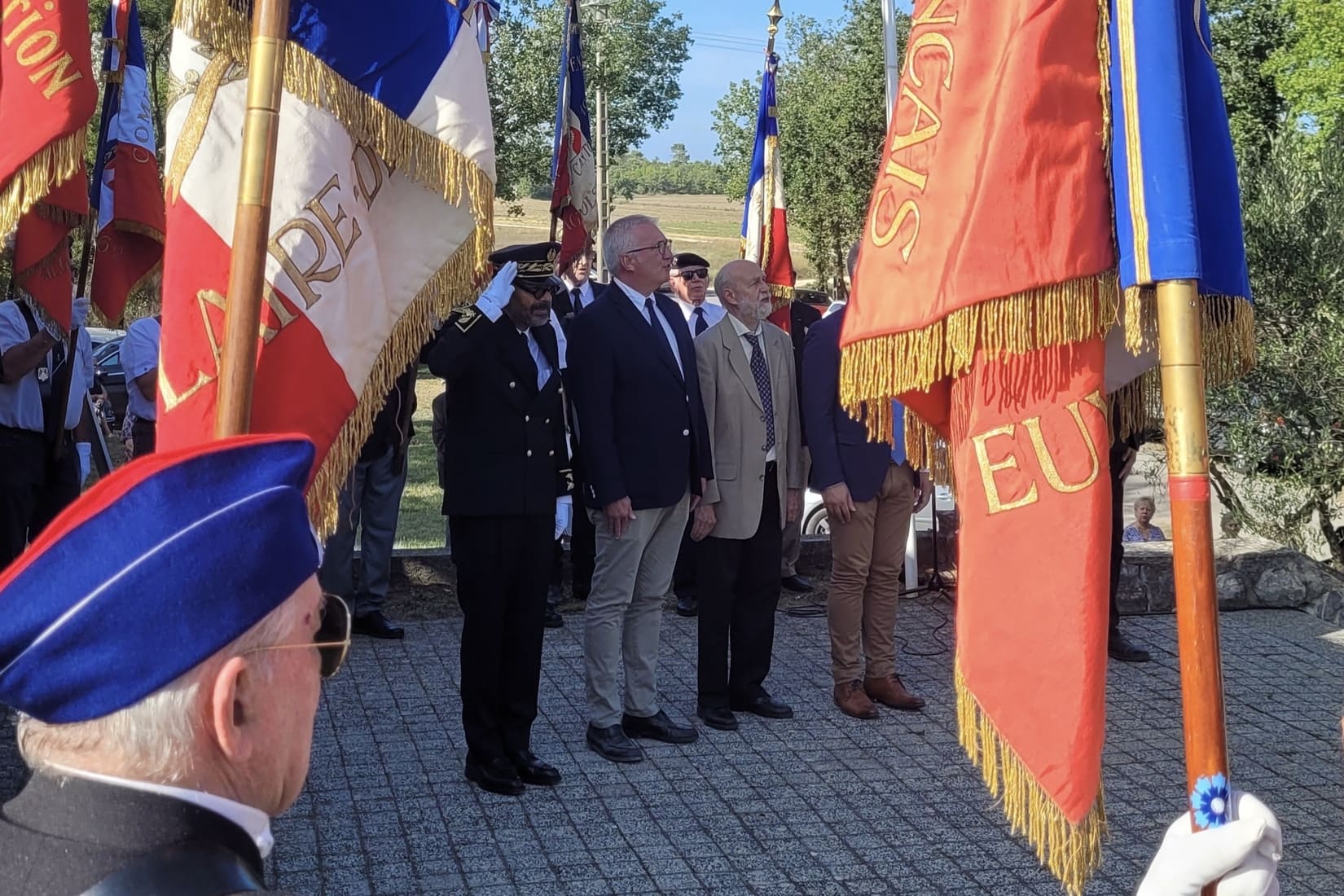 commémoration au Puits de Célas Politique préfet culte nazis mémoire résistants