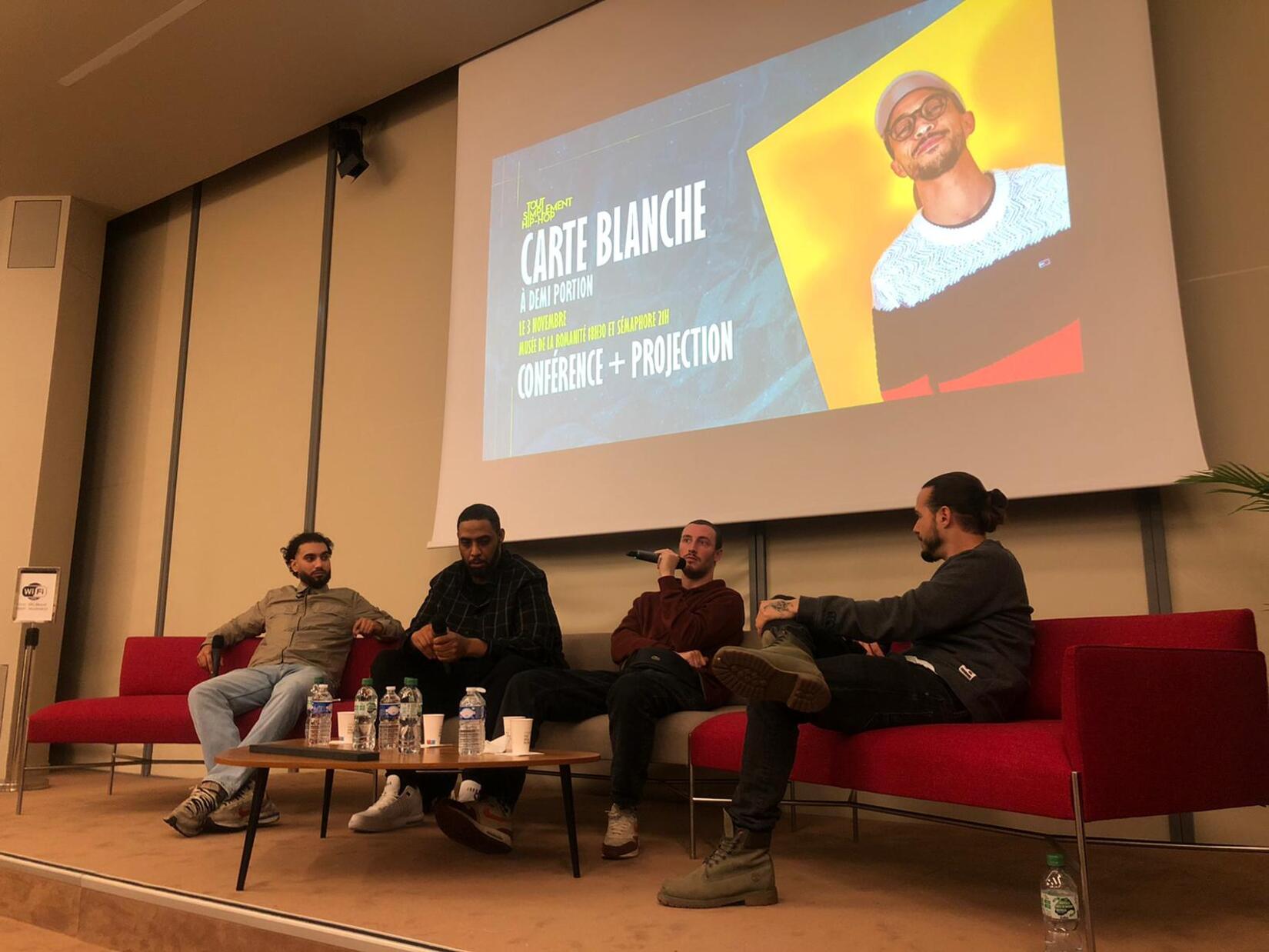 L'évènement avait lieu dans la salle de conférence du Musée de la Romanité. Crédit photo : GG