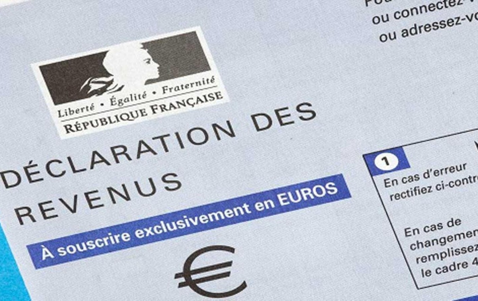 déclaration d'impôt sur le revenu