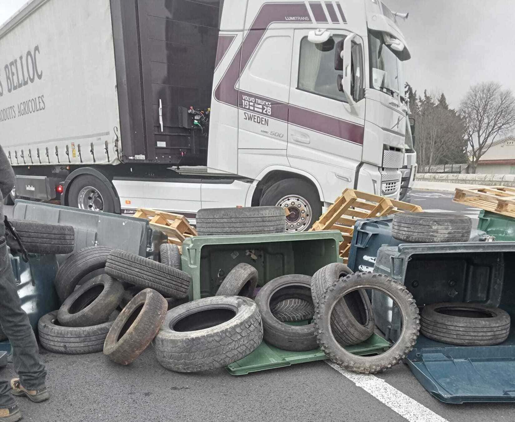 enedis Nîmes route d'Avignon blocage grève