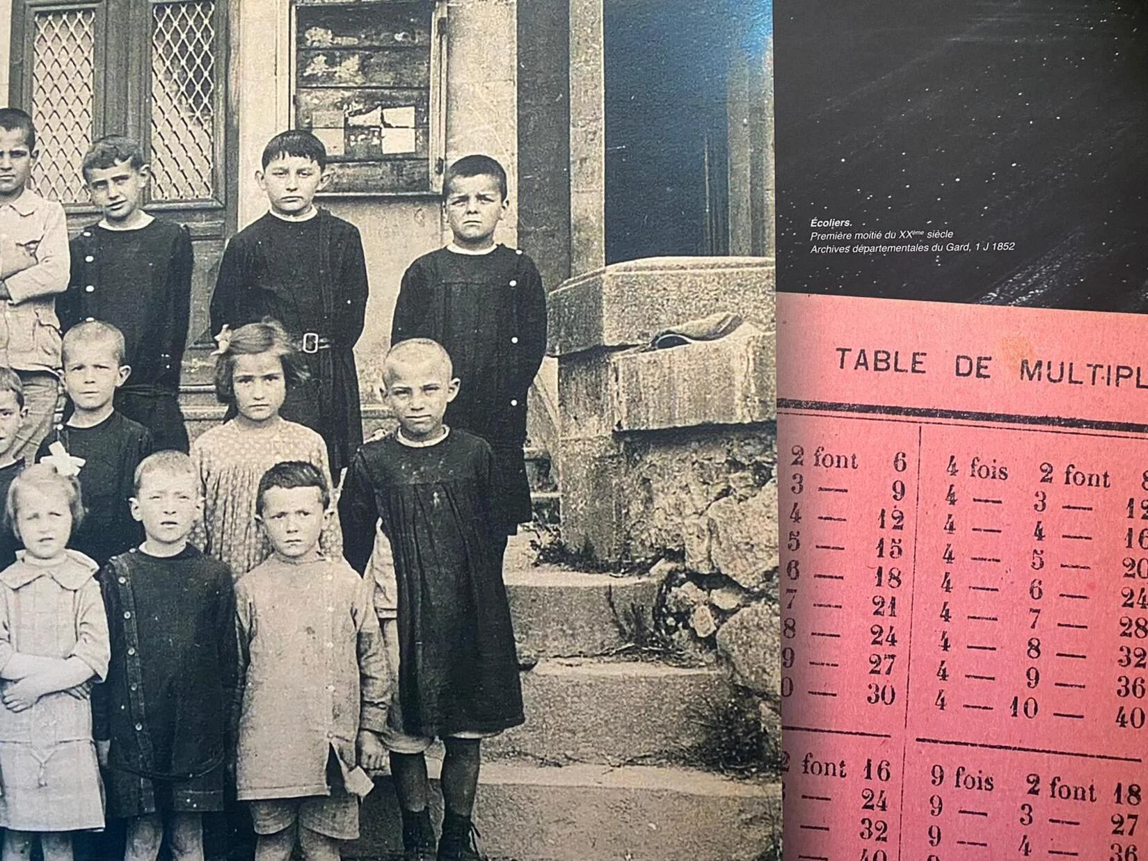 rentrée classe exposition raconte histoires d'écoliers Nîmes Gard 