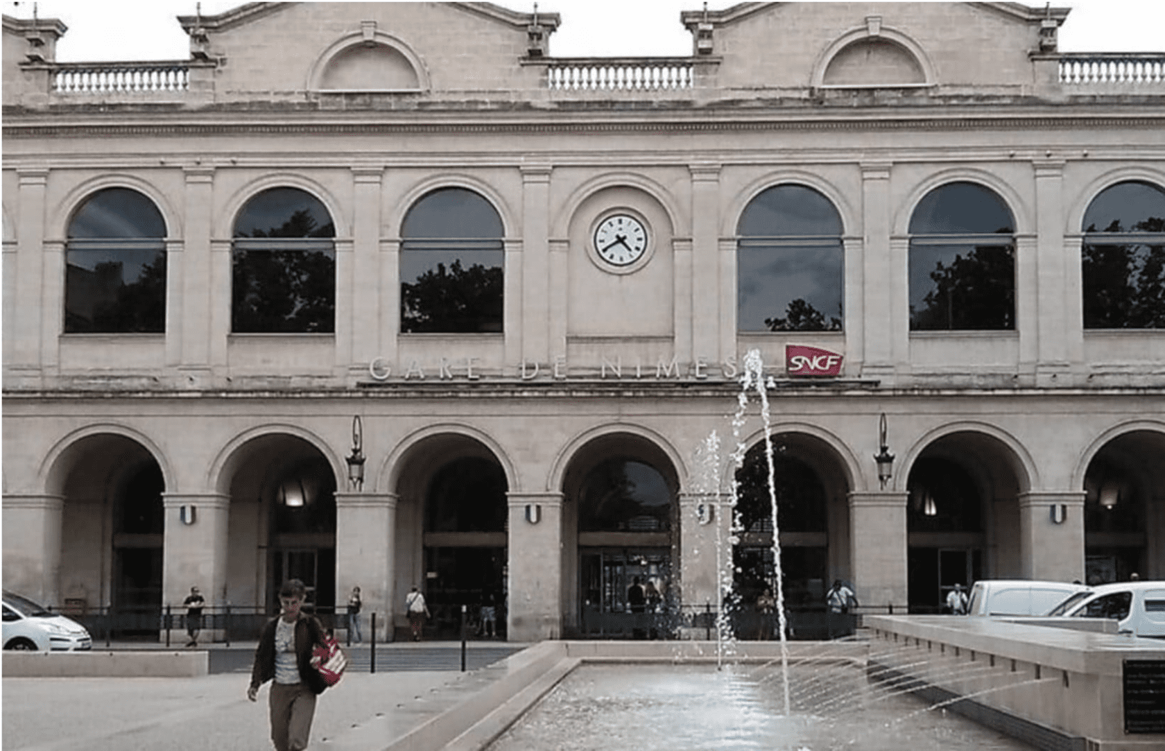 Homme ivre gare nimes garde a vue 