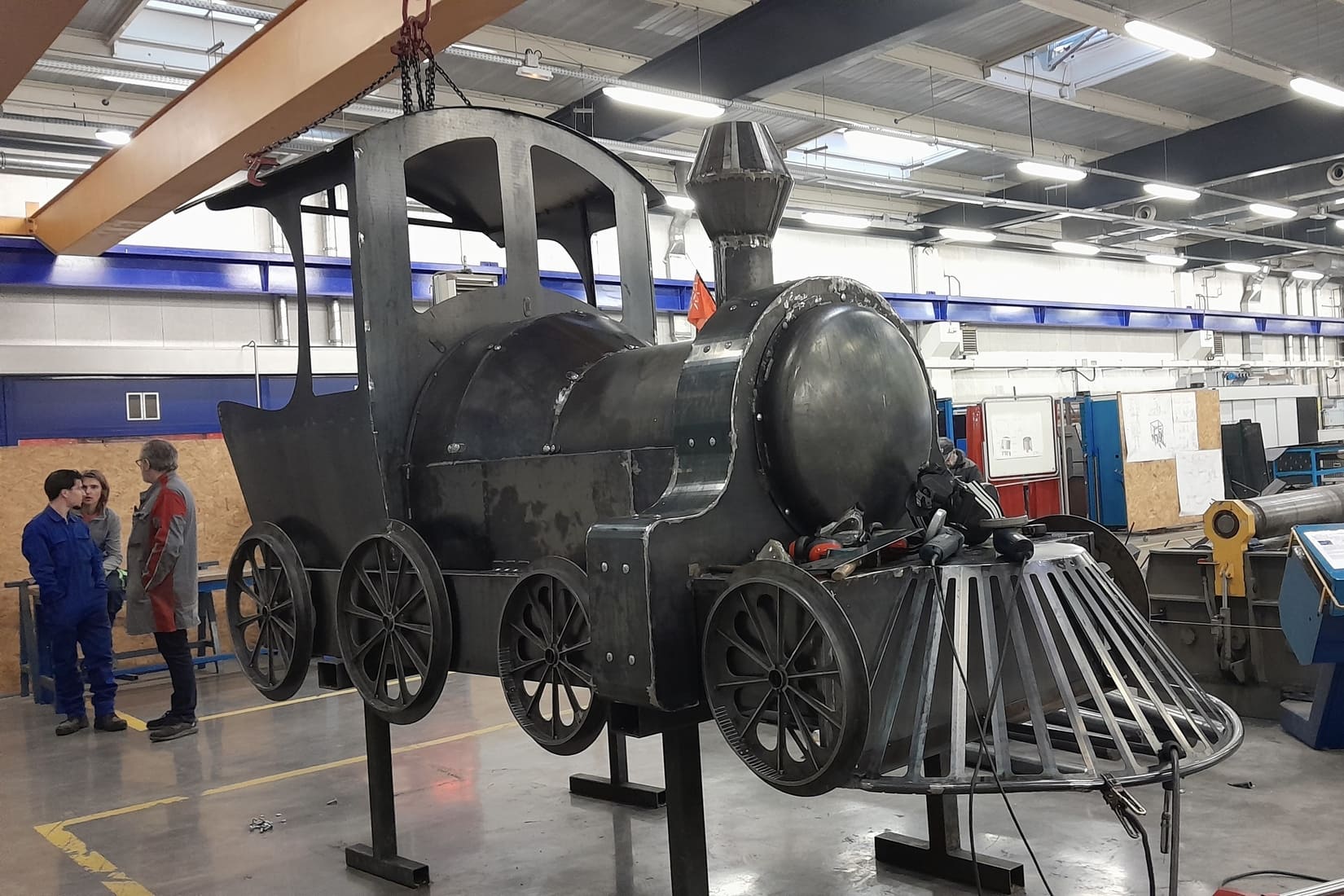 Locomotive industrie projet élèves BTS JBD lycée éducation