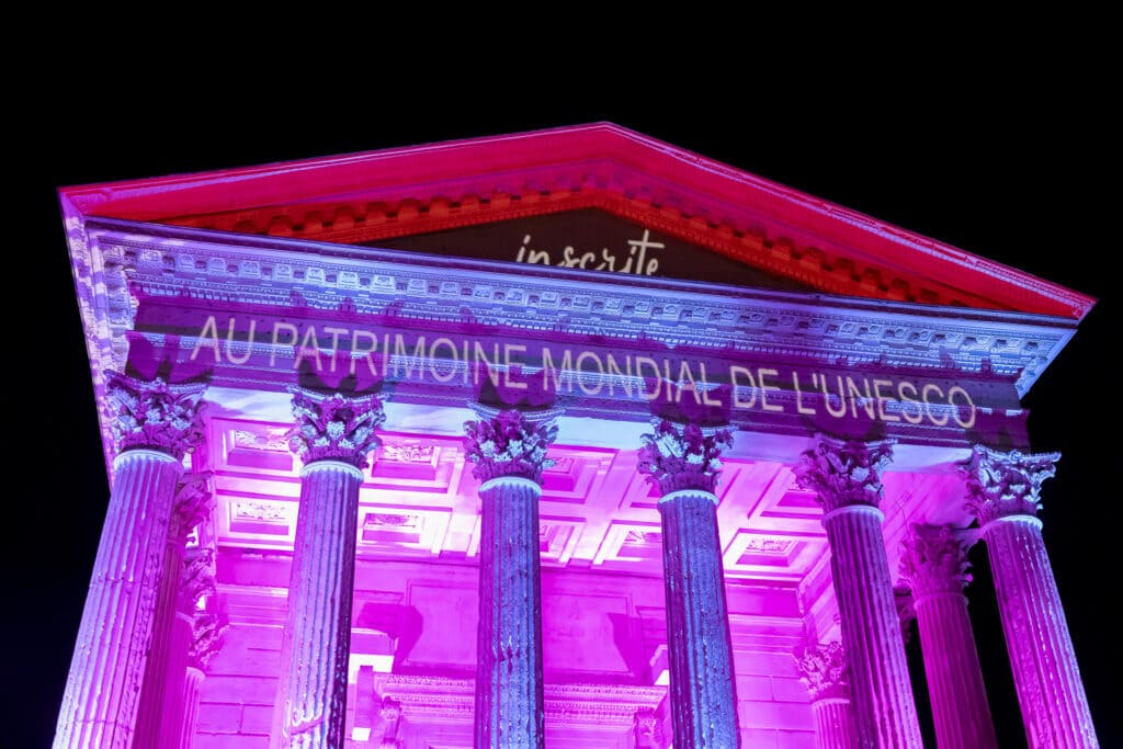 Maison Carrée Unesco ville de Nîmes 