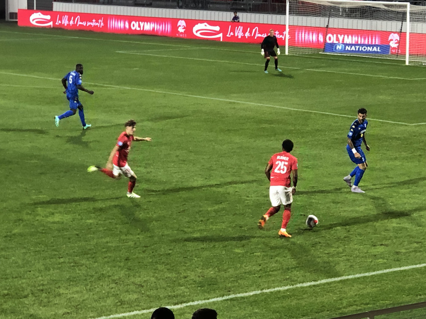 nimes olympique dijon national le reveil du midi