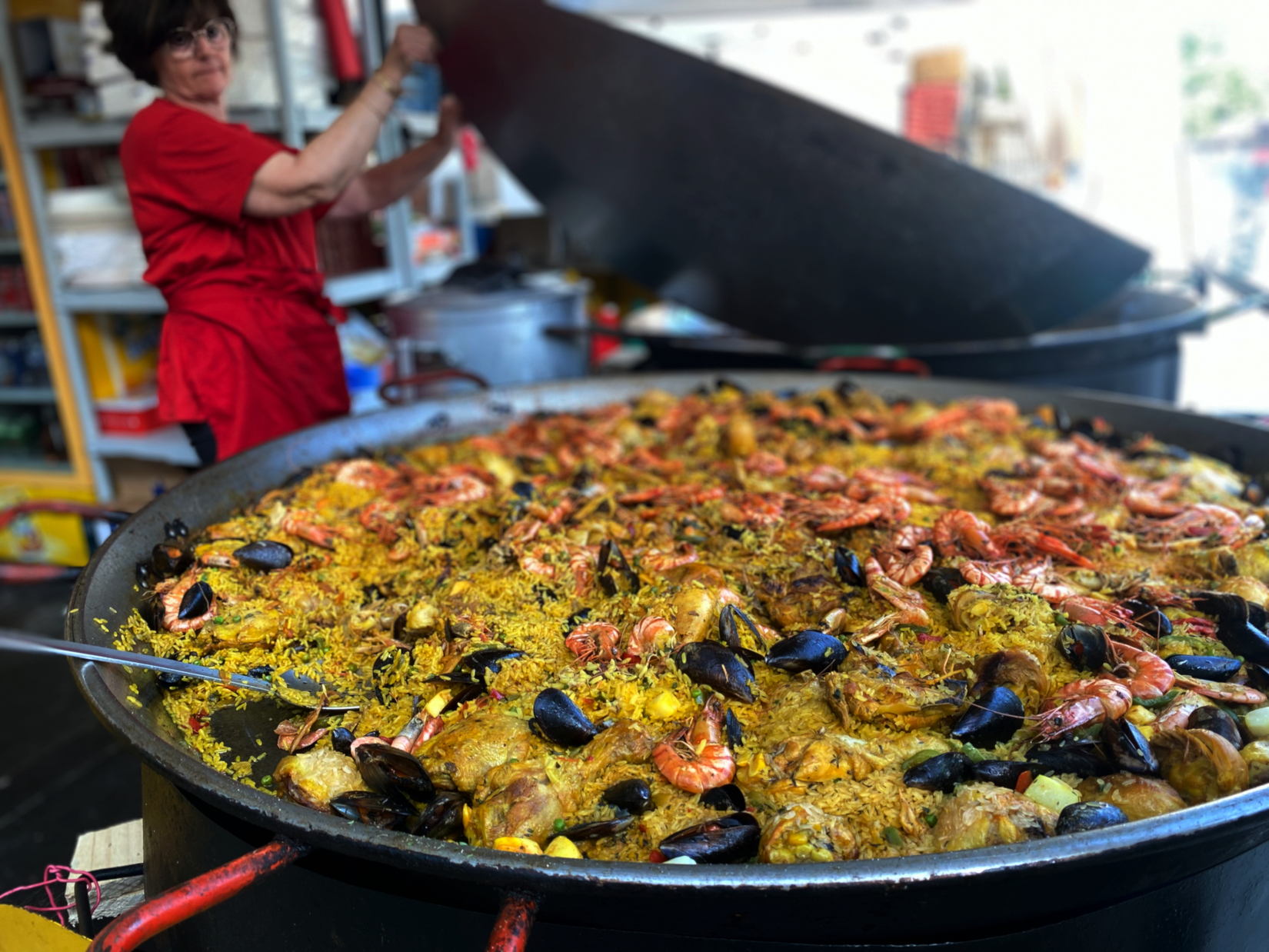 paellageante feria2023 casita sylvieetmarctraiteur gard paella nimes