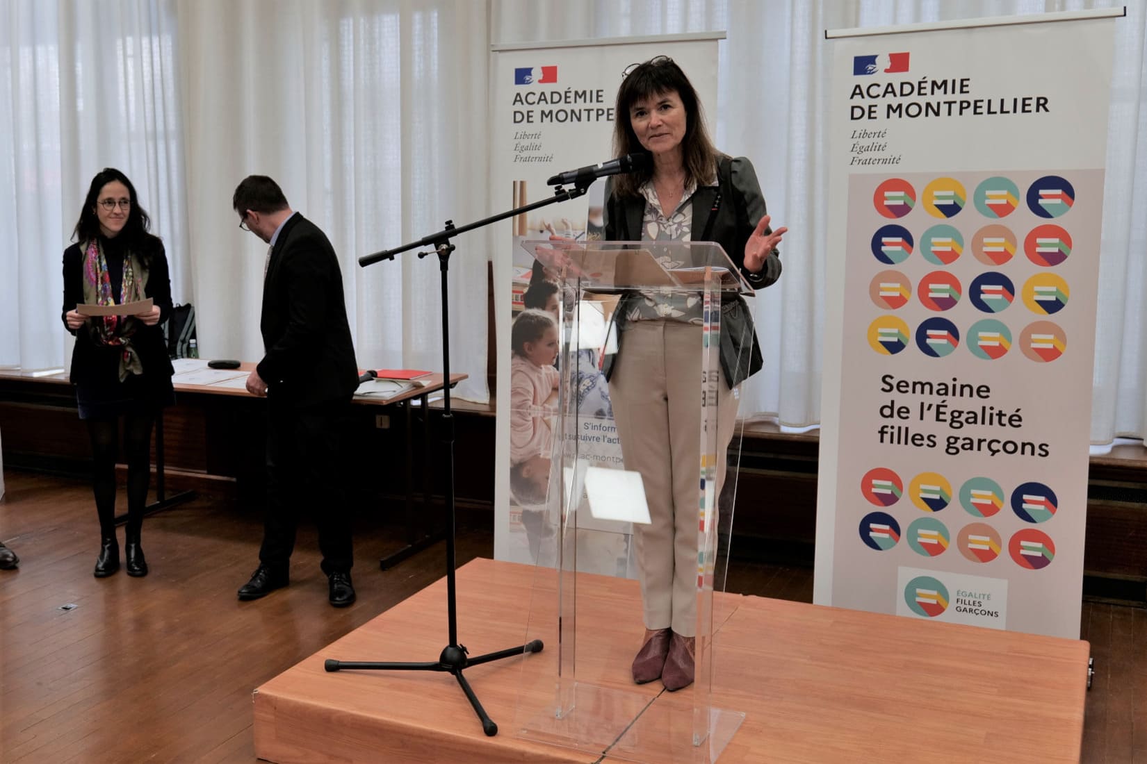 Remise label égalité filles garçons rectrice académie montpellier le réveil du midi gard