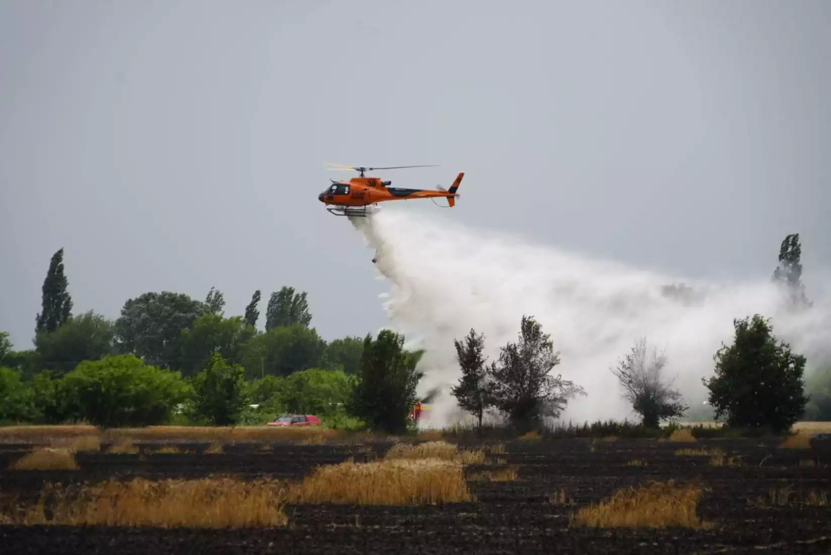 zone Costière et Petite Camargue risque rouge d'incendie