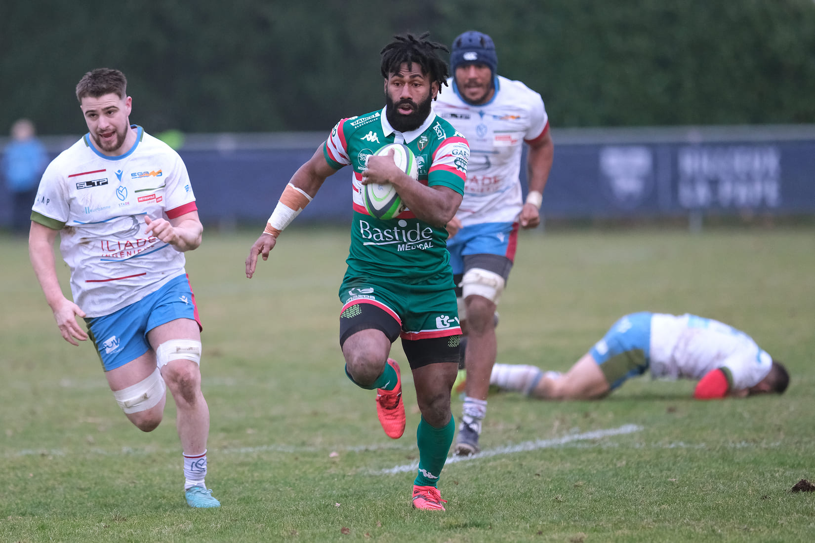 Rugby Club Nîmois RCN Nîmes Stade Métropolitain Lyon Villeurbanne