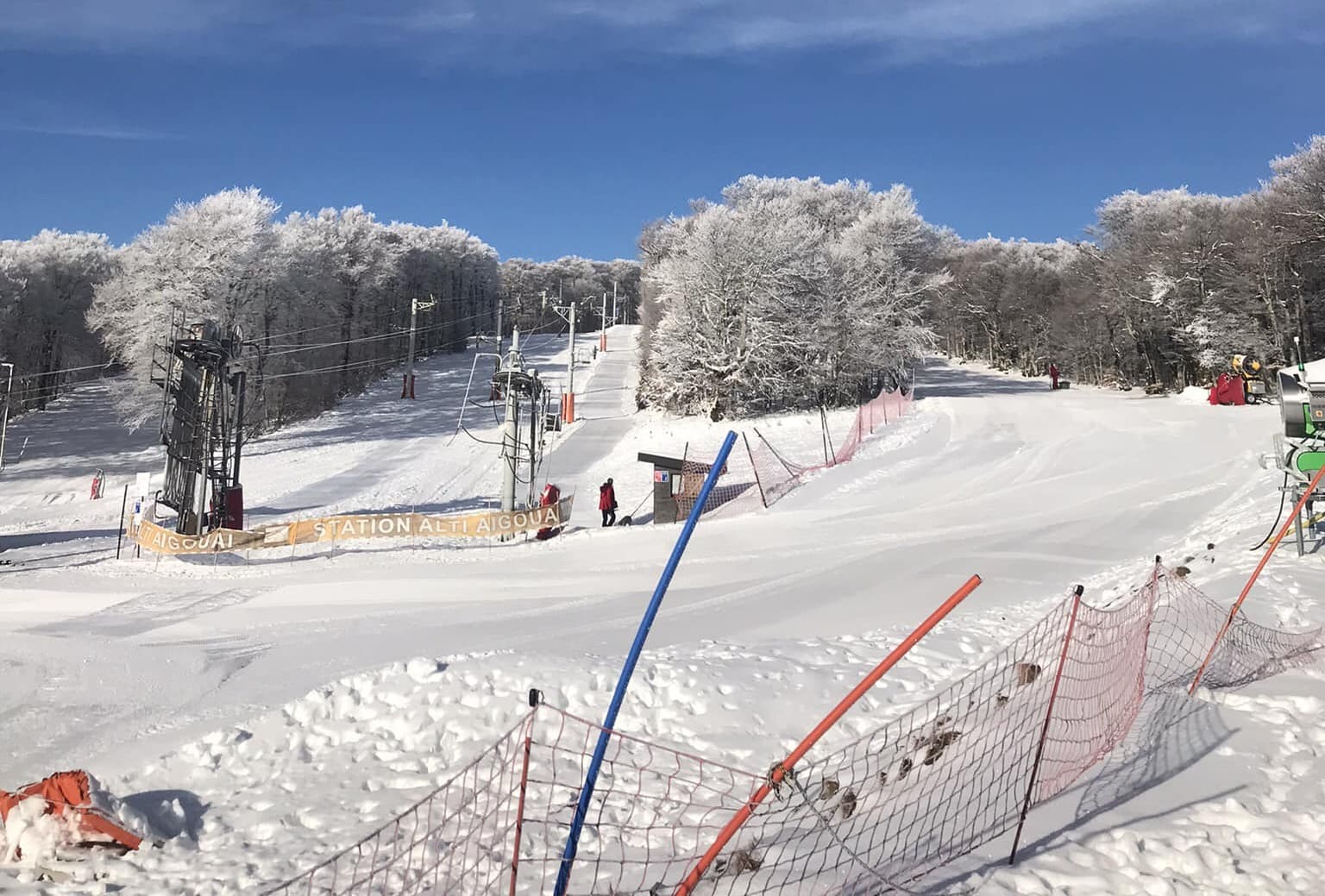 Neige Station Alti Aigoual Gard