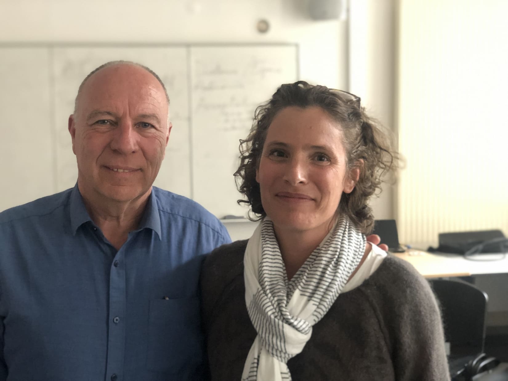 Geraldine Delot (à droite) est à la base gynécologue, elle exerce aujourd'hui la sexologie. Crédit photo : GG