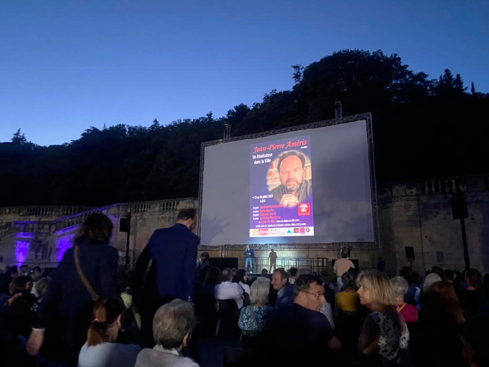 unrealisateurdanslaville festivaldecinema cinema jean-pierreaméris projection jardinsdelafontaine nimes albanivanov sophierigon reveildumidi