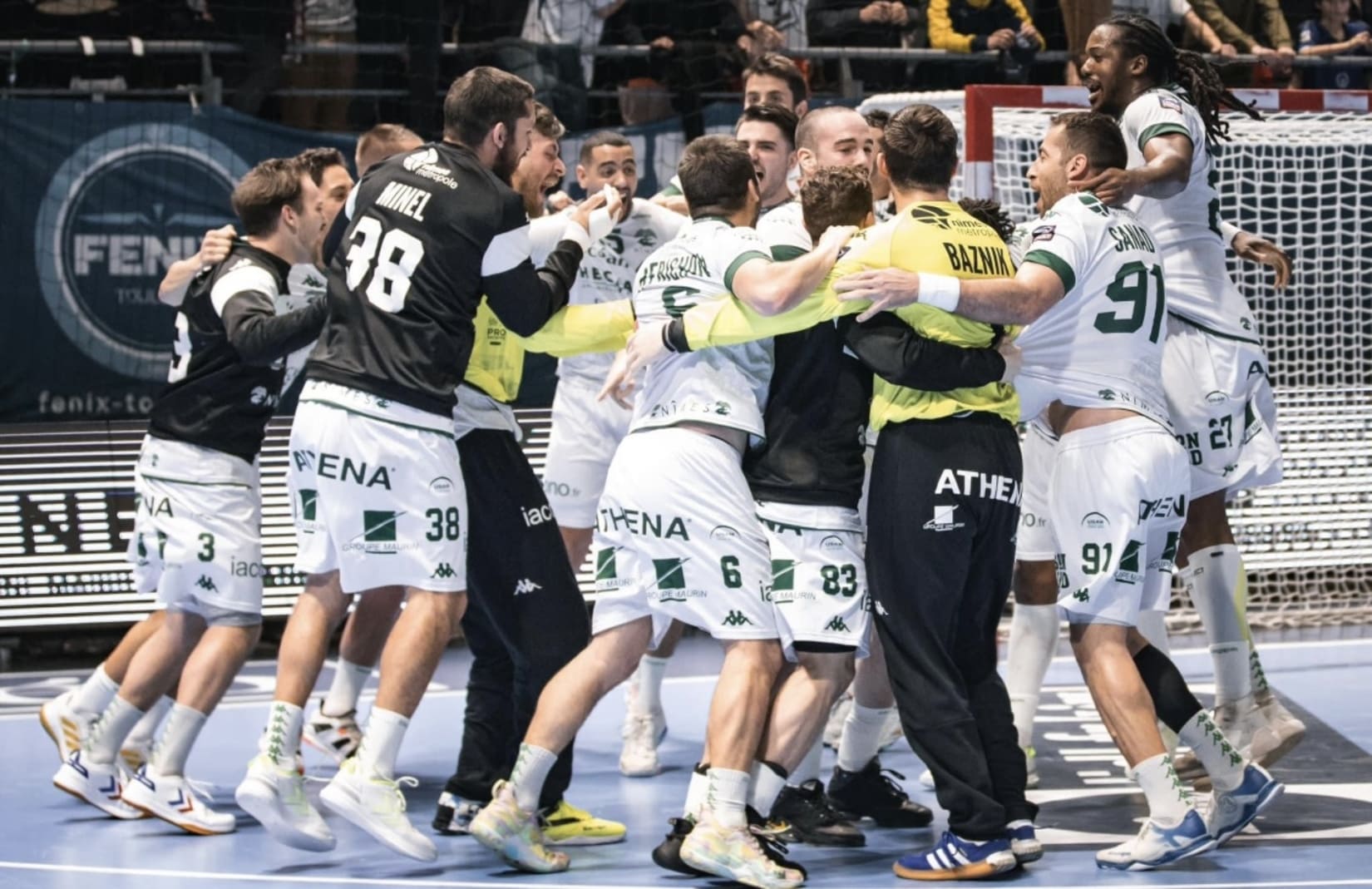 usam nîmes match handball victoire