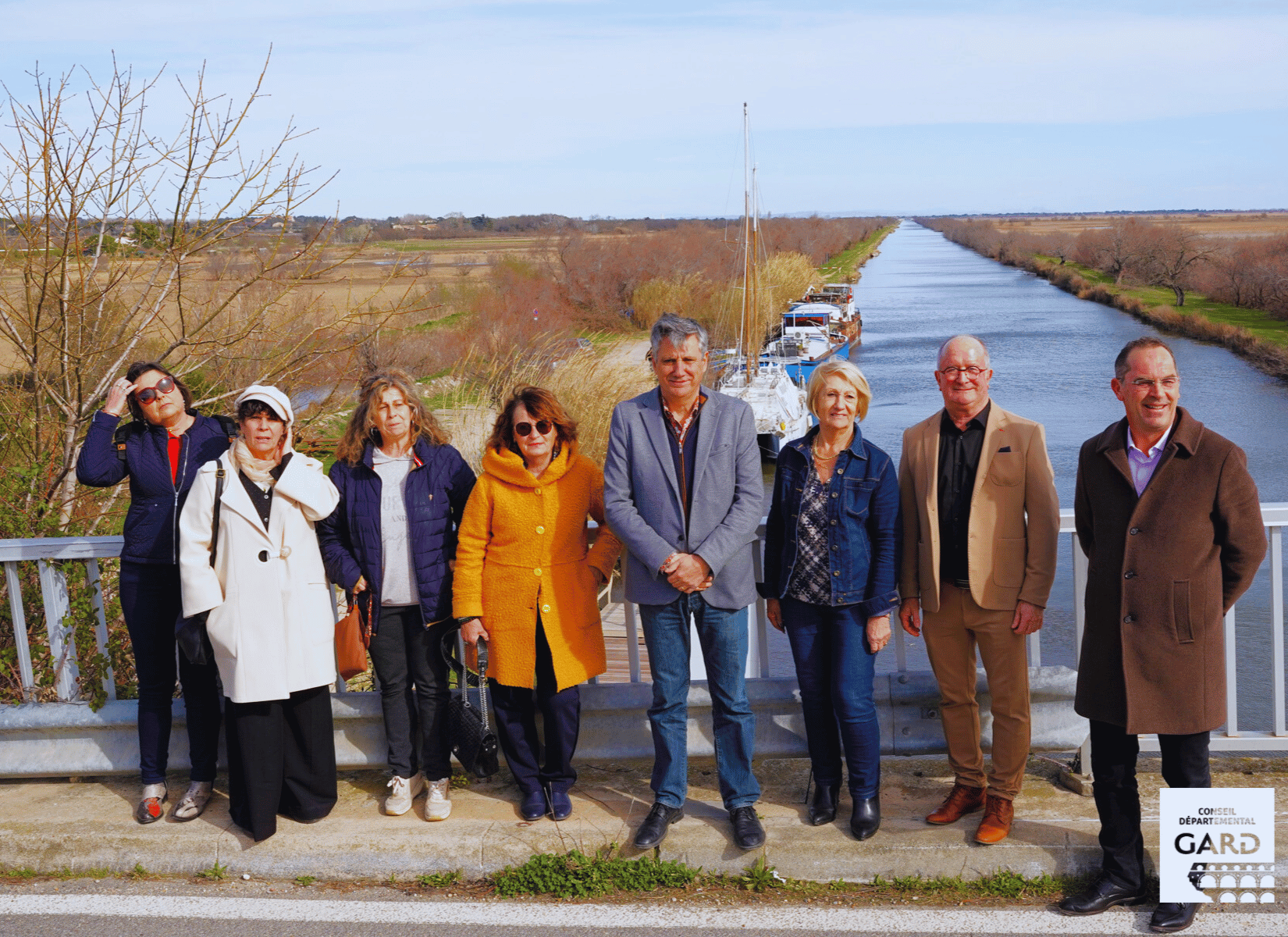 Présidente Conseil Départemental Projet Création Voie Verte Vauvert Gallician Gard 