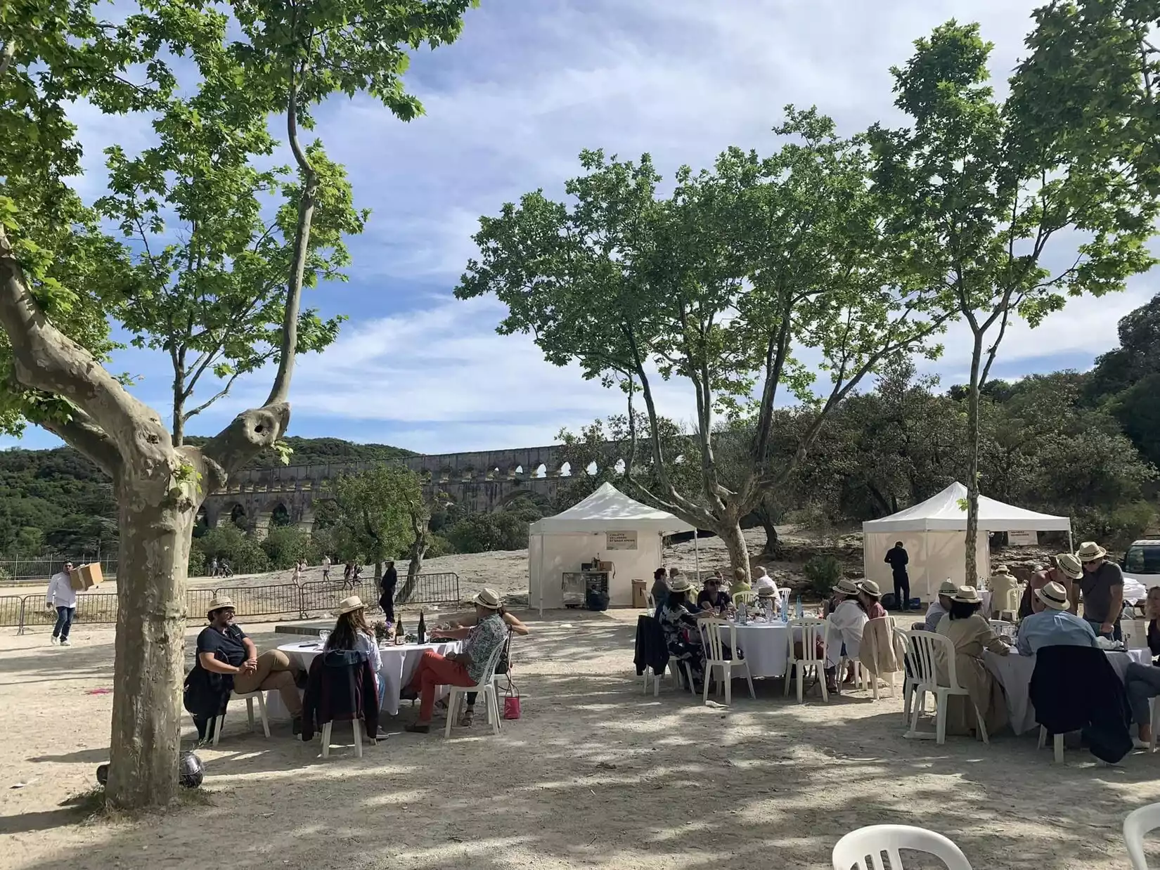 événement gastronomique via gusto pont du gard